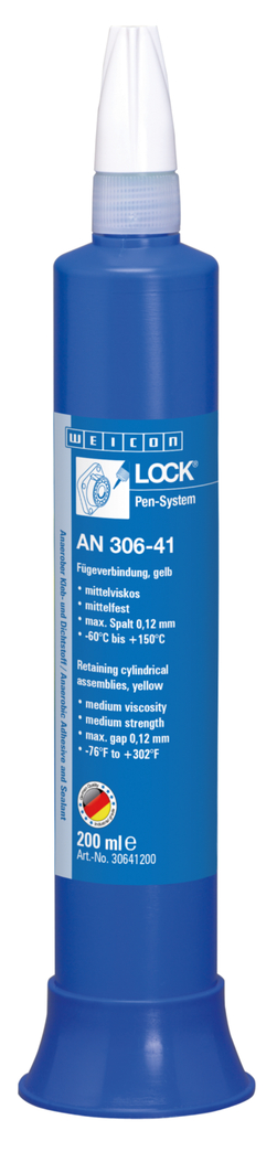 WEICONLOCK® AN 306-41 Retención de Piezas Cilíndricas | para rodamientos, ejes y casquillos, alta resistencia media, viscosidad media